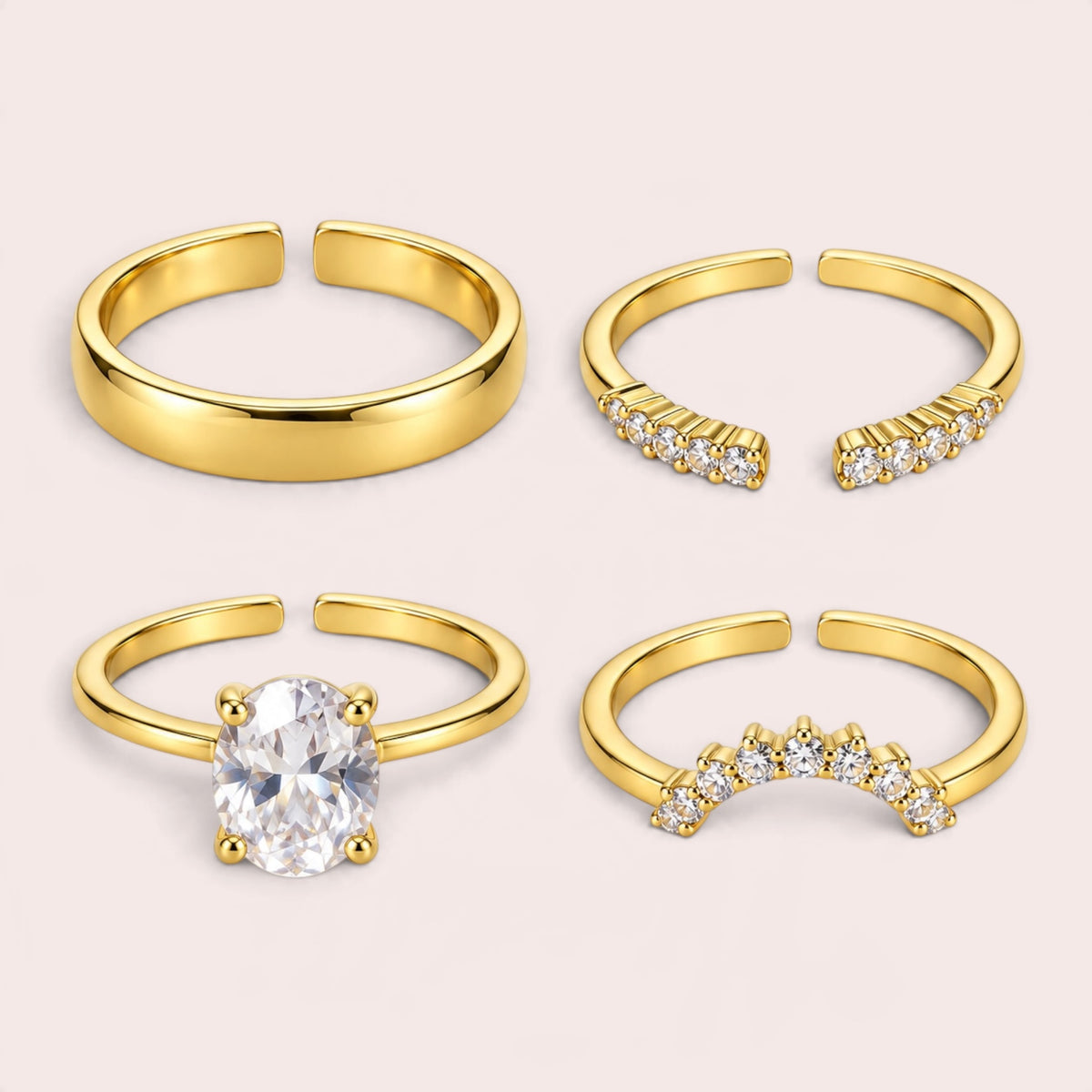 4 pieces ring