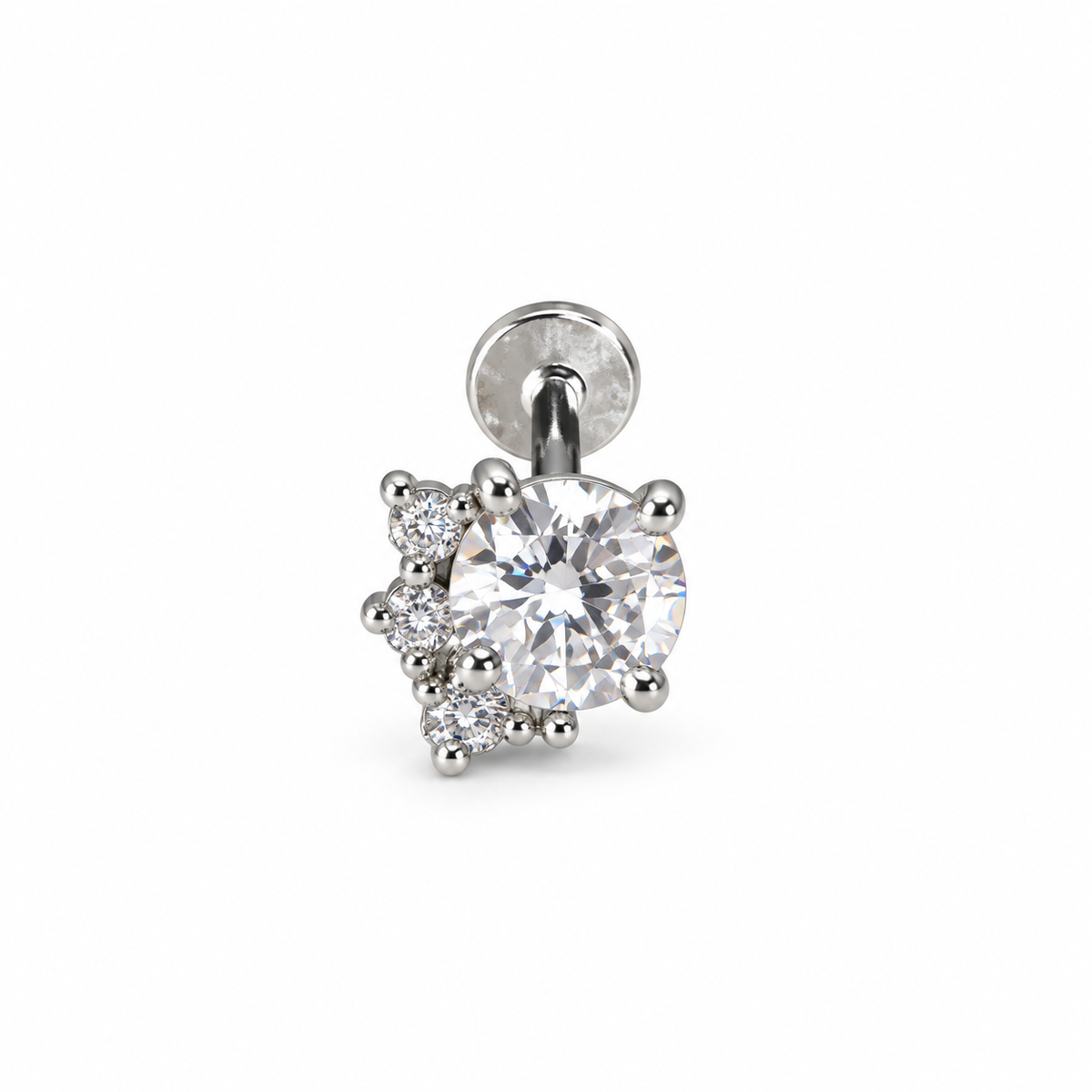 Belle Époque Flat Back Ear Pierce