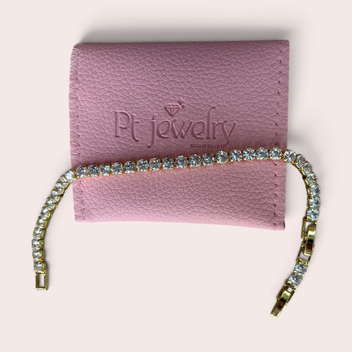 Gold Tennis Bracelet