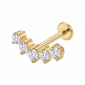 Estelle Flat Back Ear Pierce