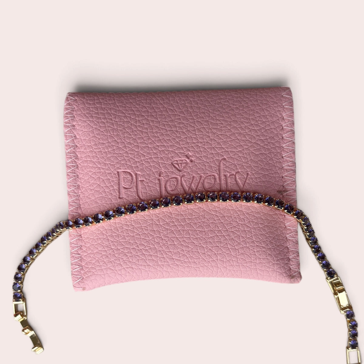 Purple Tennis Bracelet