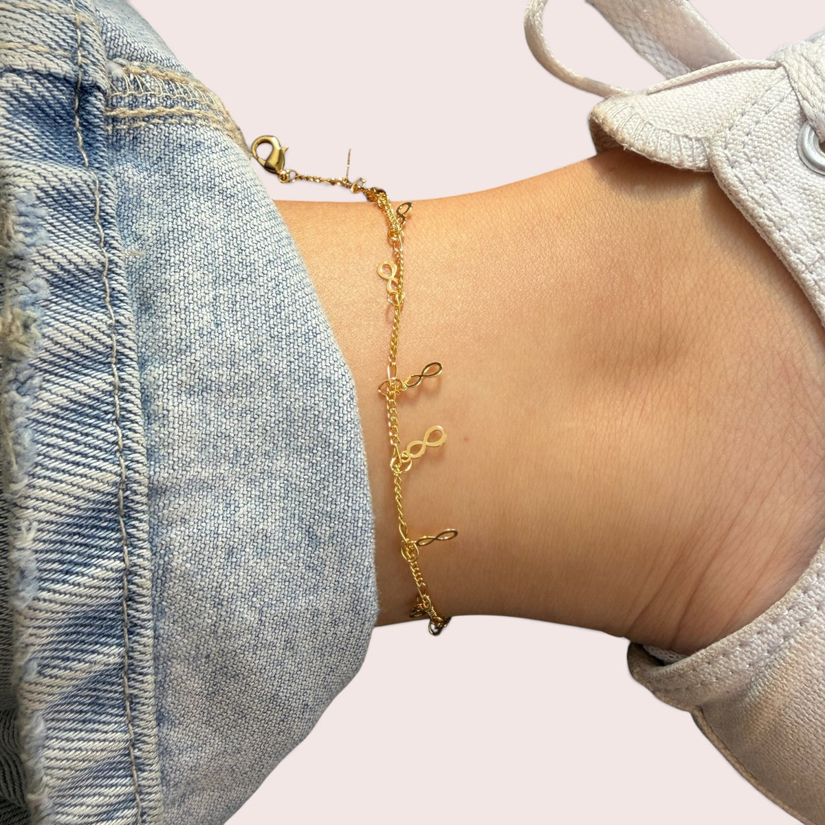 Infinity anklet