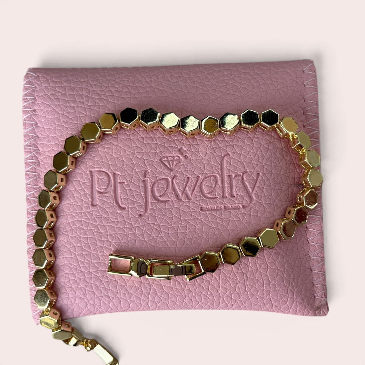 Simple Honey Comb Bracelet