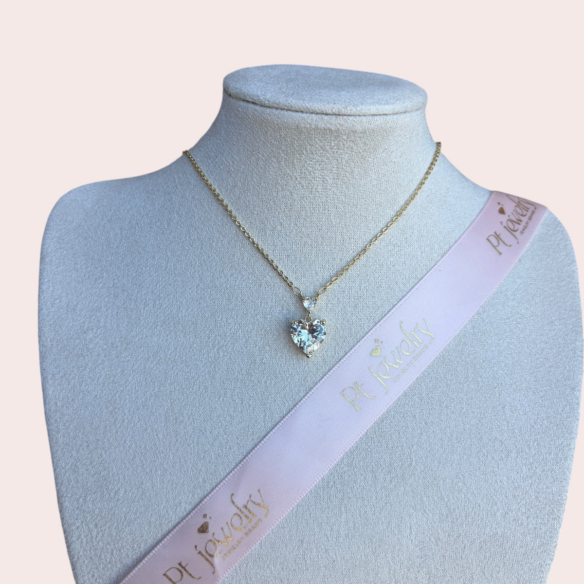 Crystal heart necklace