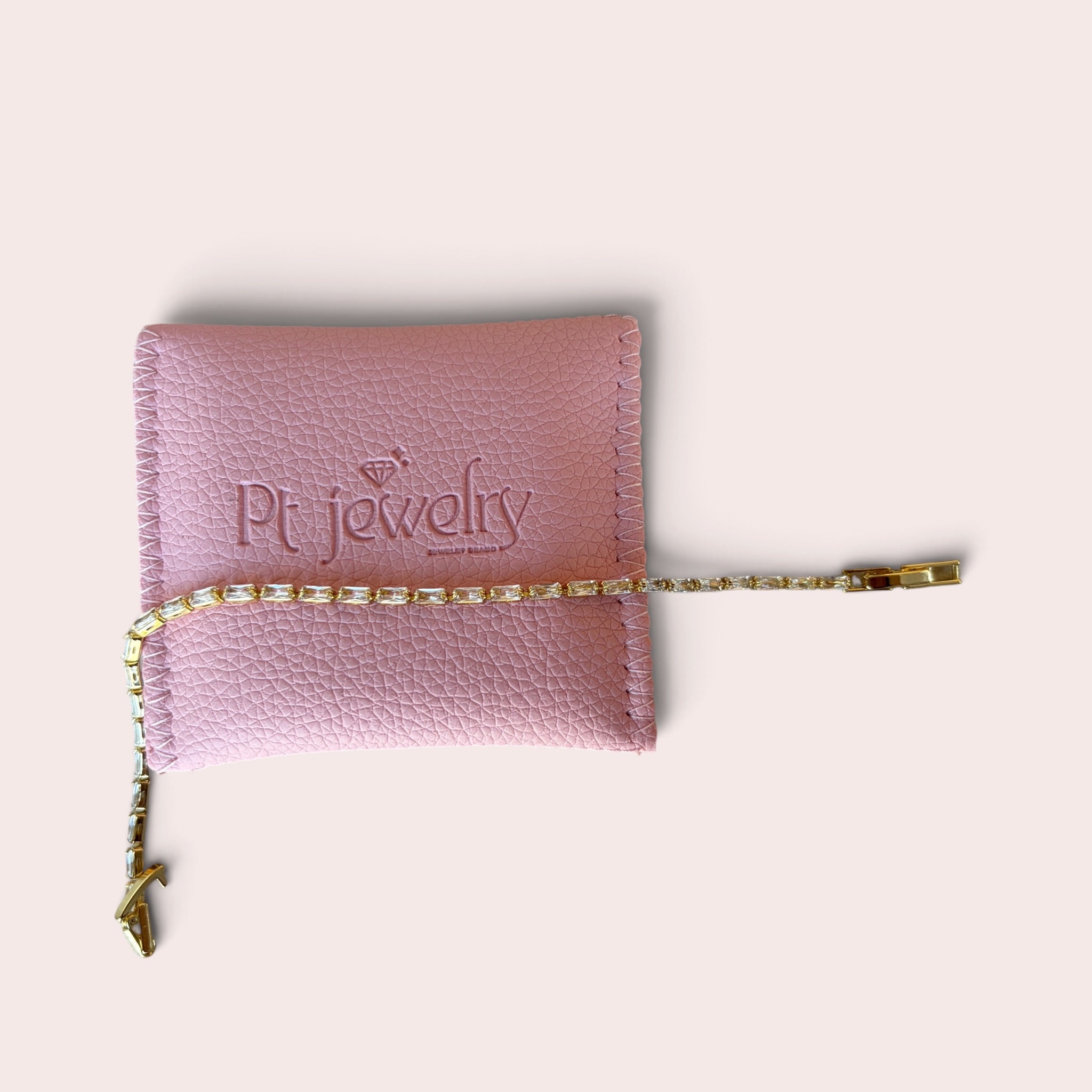 Rectangle stones tennis bracelet