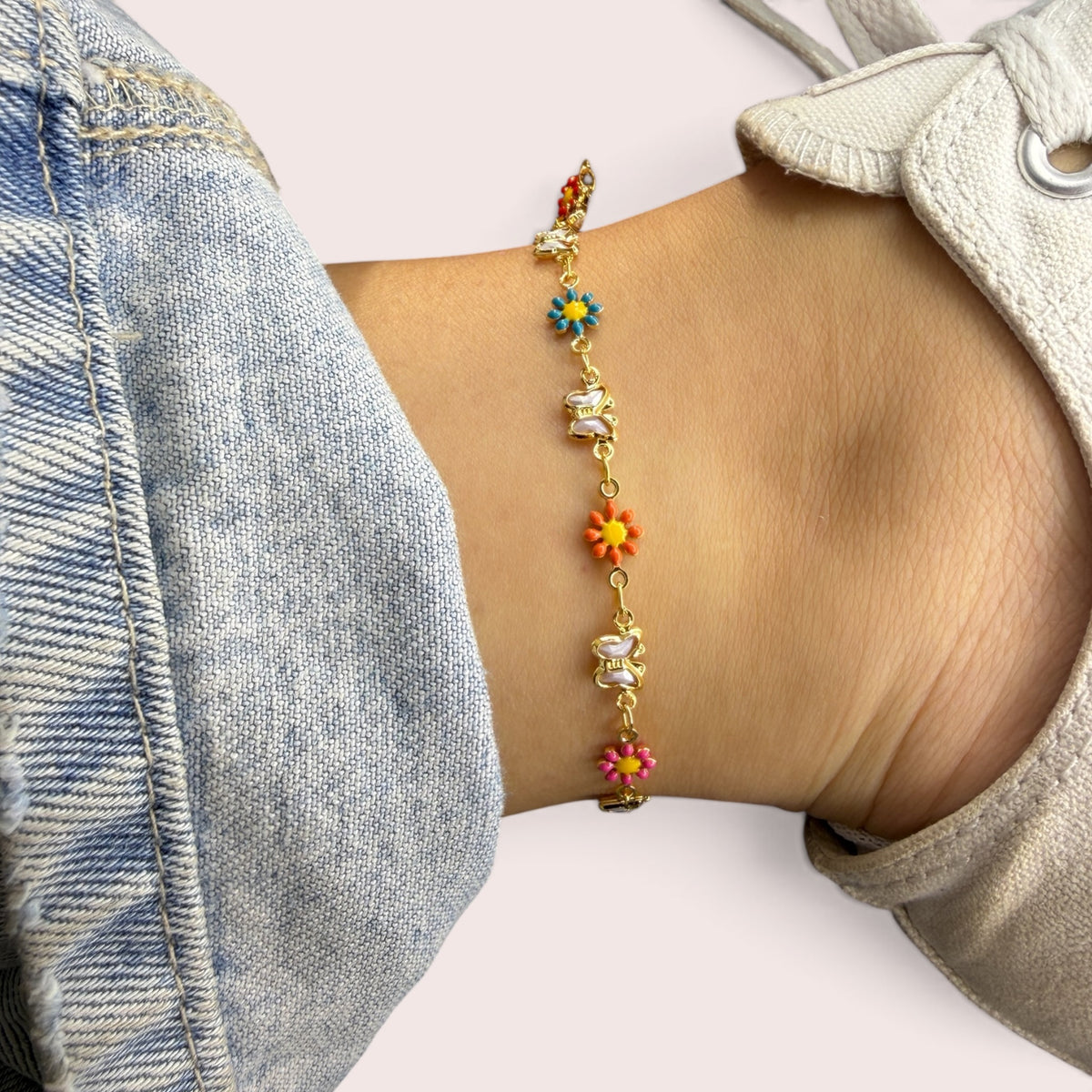 Butterfly Kiss anklet