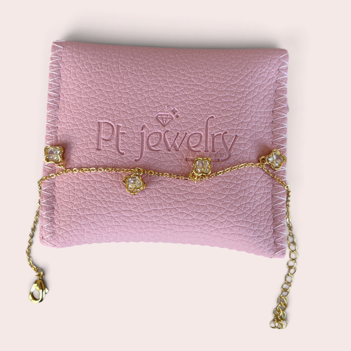 crystal flower bracelet
