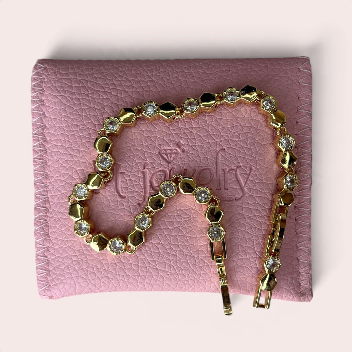 Honey Comb Diamond Bracelet