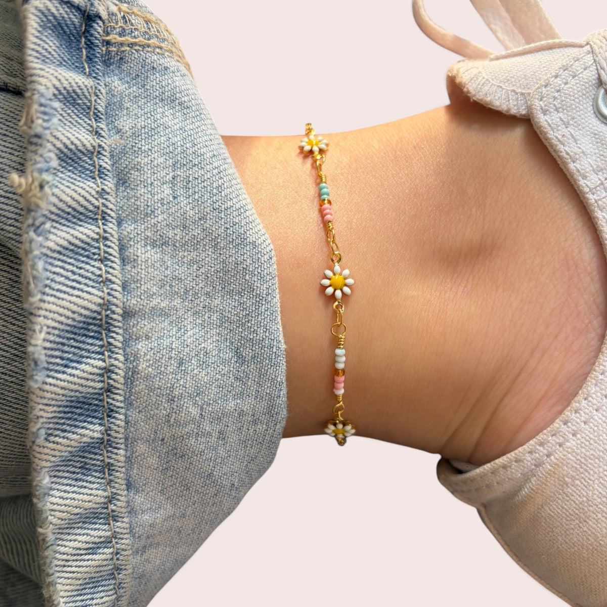Daisy anklet