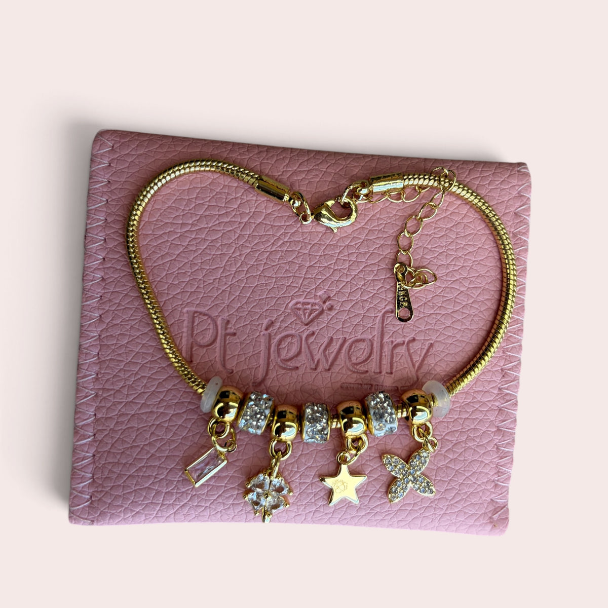 Golden Charms Bracelet