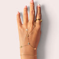 Gold chain hand chain