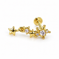 Étoile Flat Back Ear Pierce
