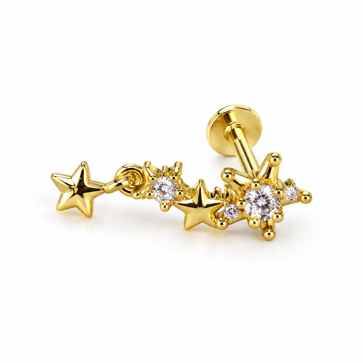 Étoile Flat Back Ear Pierce