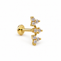 Elodie Flat Back Ear Pierce