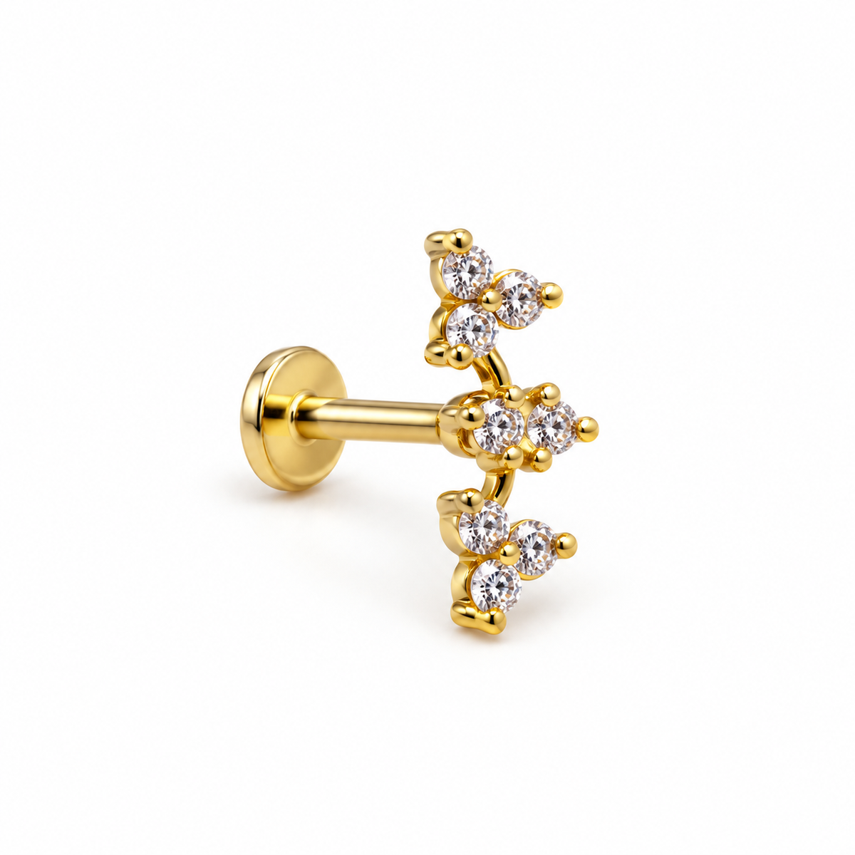 Elodie Flat Back Ear Pierce