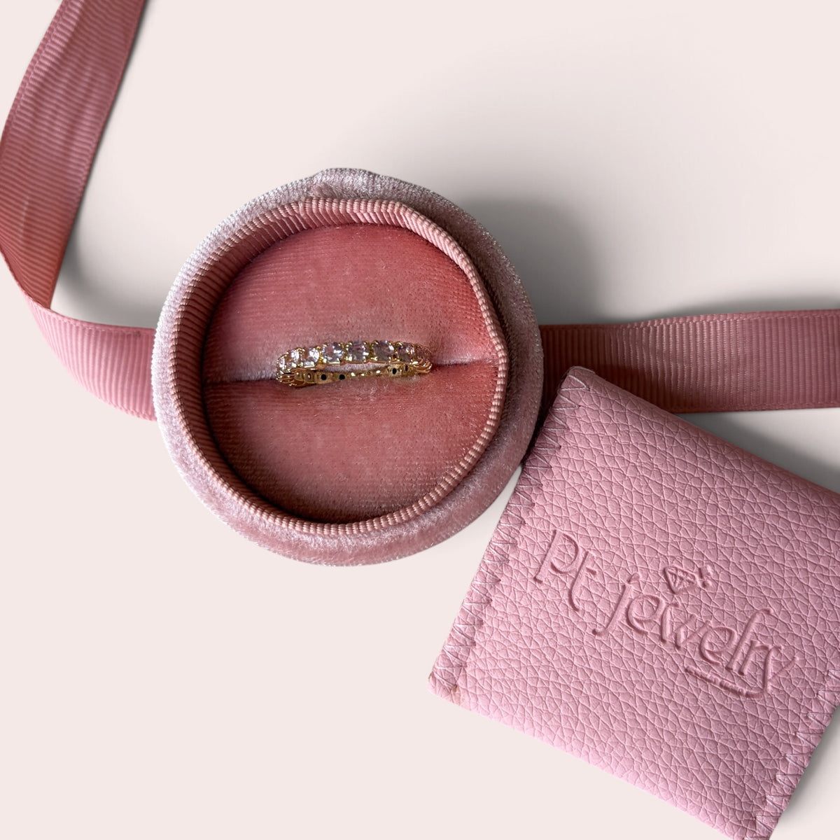 Pink Tennis Ring