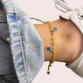The evil eye anklet