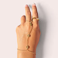 Snow flakes hand chain