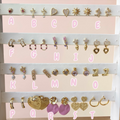 Different designs earrings collection