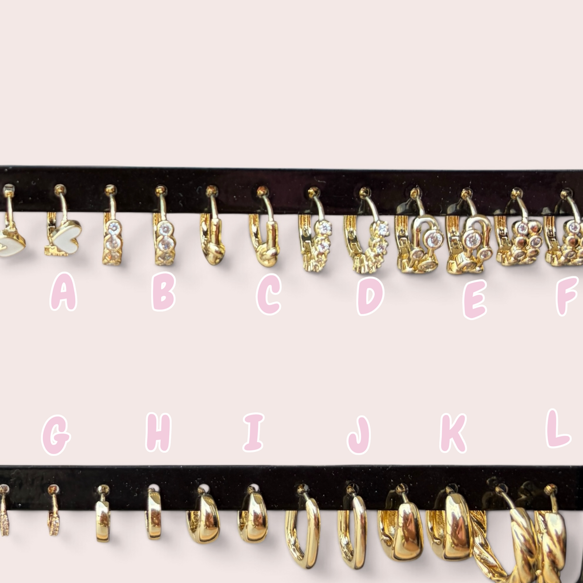 Last pieces earrings collection
