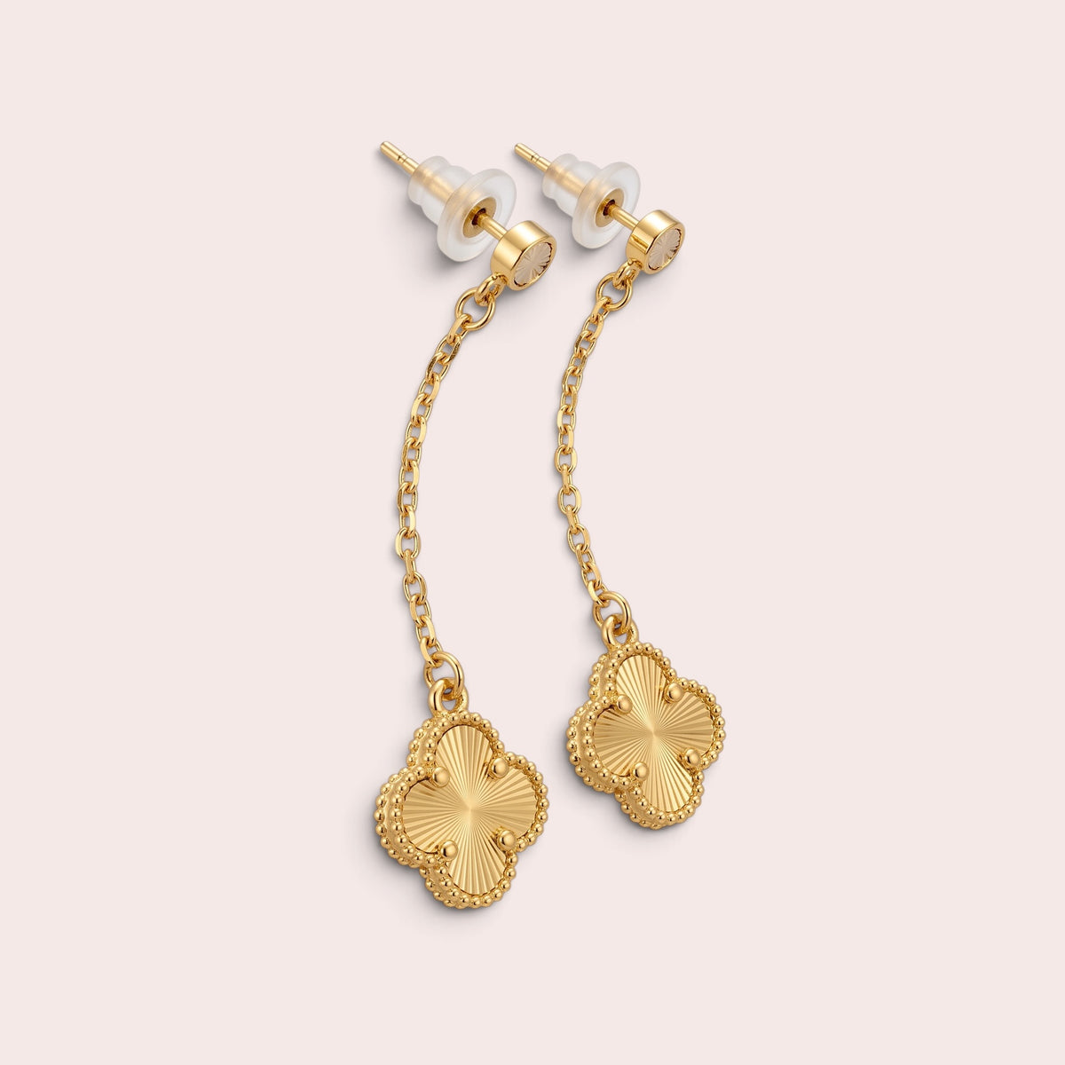 Clover long earrings
