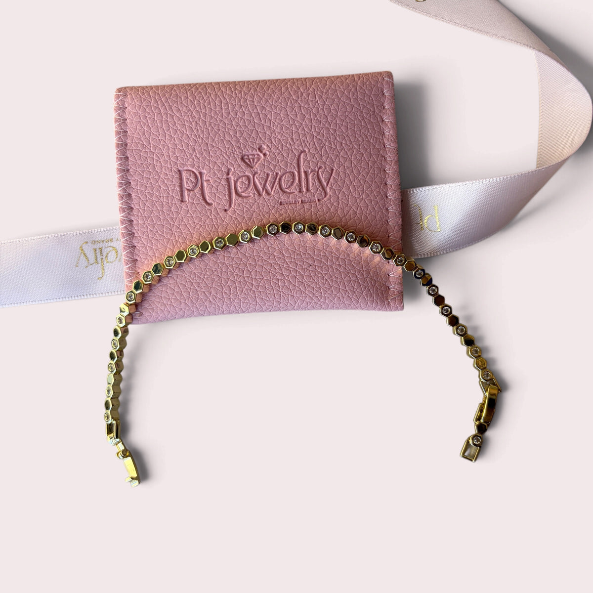 Honey comb bracelet