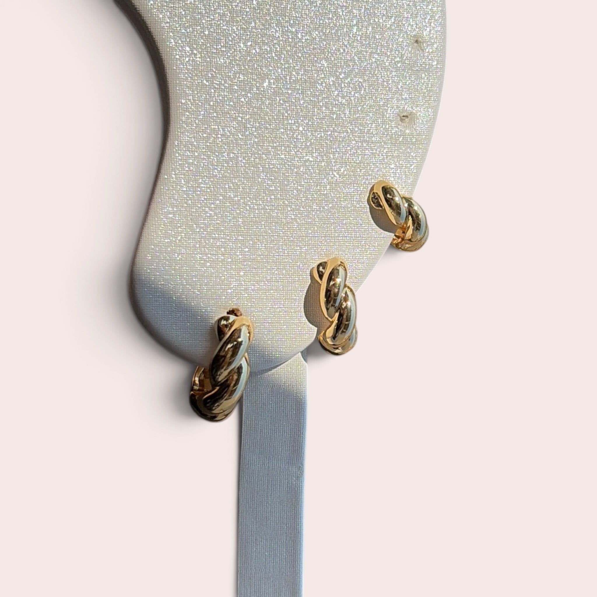 Golden 3 pair Earrings set