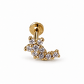 Elara Flat Back Ear Pierce