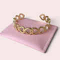 Adjustable heart bangel