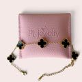 Black clover bracelet