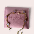 2 Layers Pink Clovers Bracelet