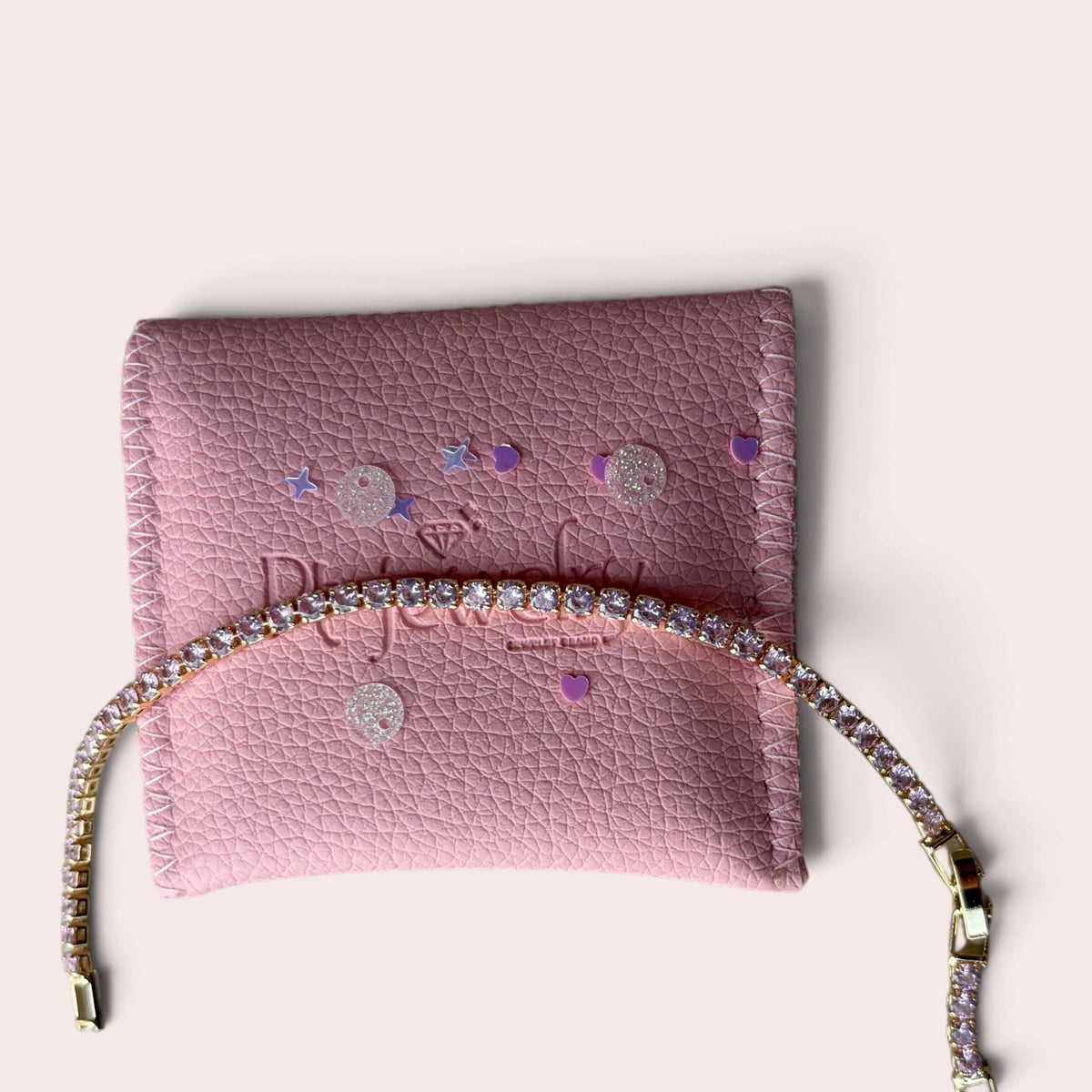Pink tennis Bracelet