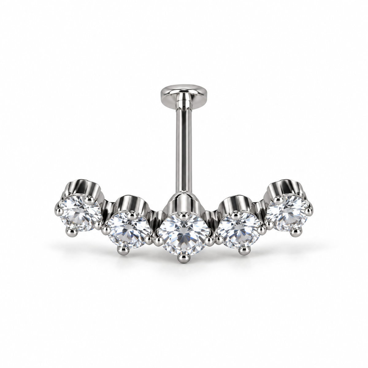 Marquise Flat Back Ear Pierce