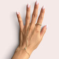 Snow flake hand chajn