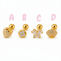 4 Different Ear Pierce Designs