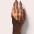 Diamond Flower Hand Chain