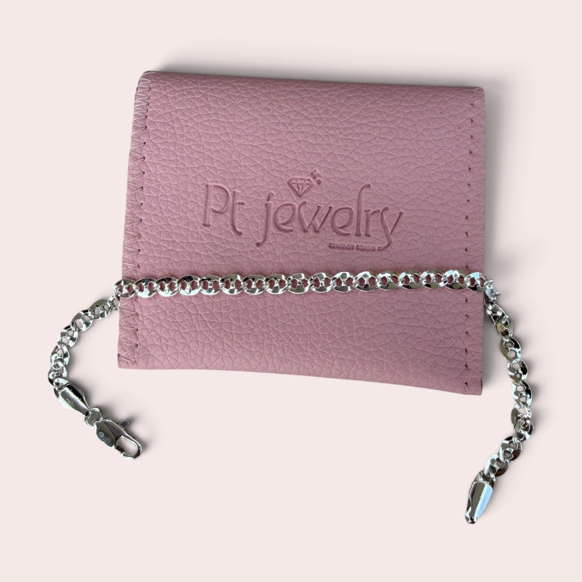 Simple Silver Chain Bracelet