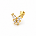 Solène Flat Back Ear Pierce