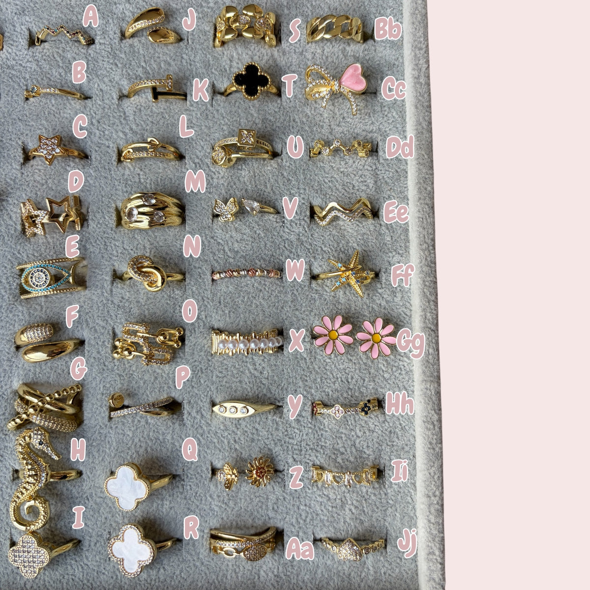 Last pieces special designed rings