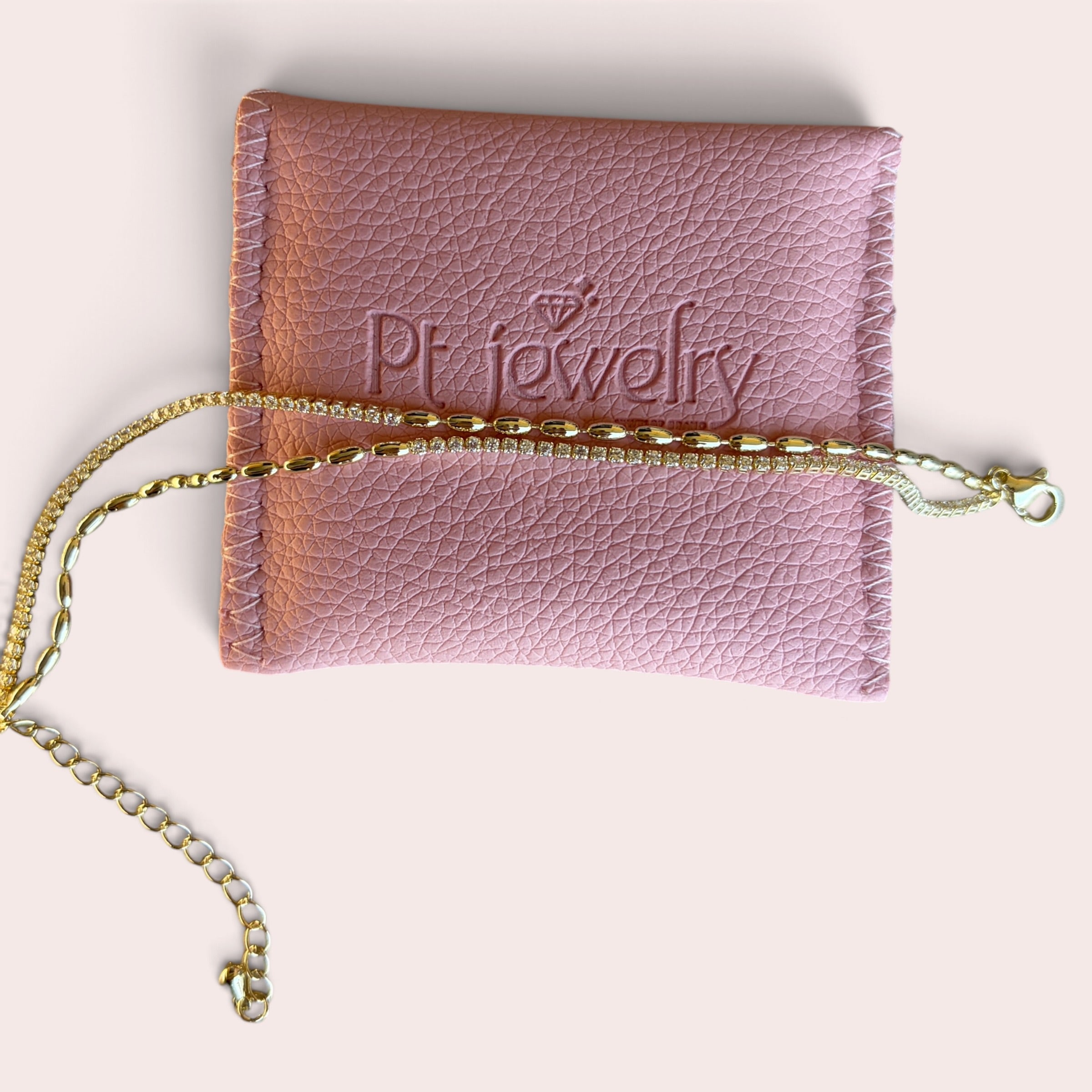 2 layer dainty bracelet