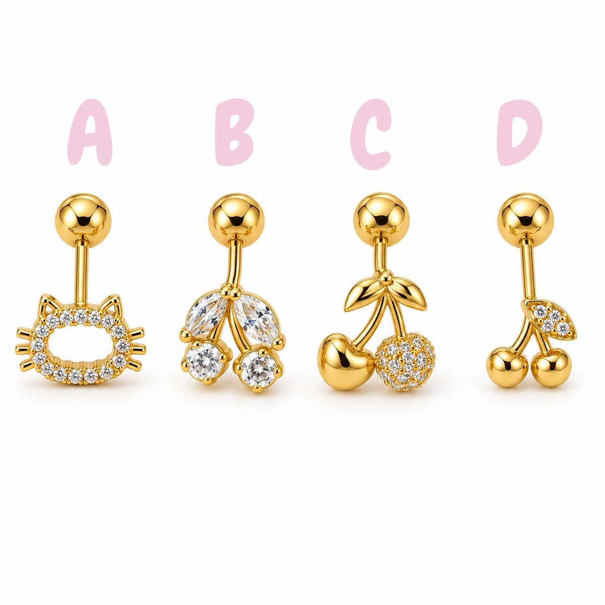 4 Different Ear Pierce Designs