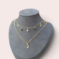 Etoiles et Lune Necklace