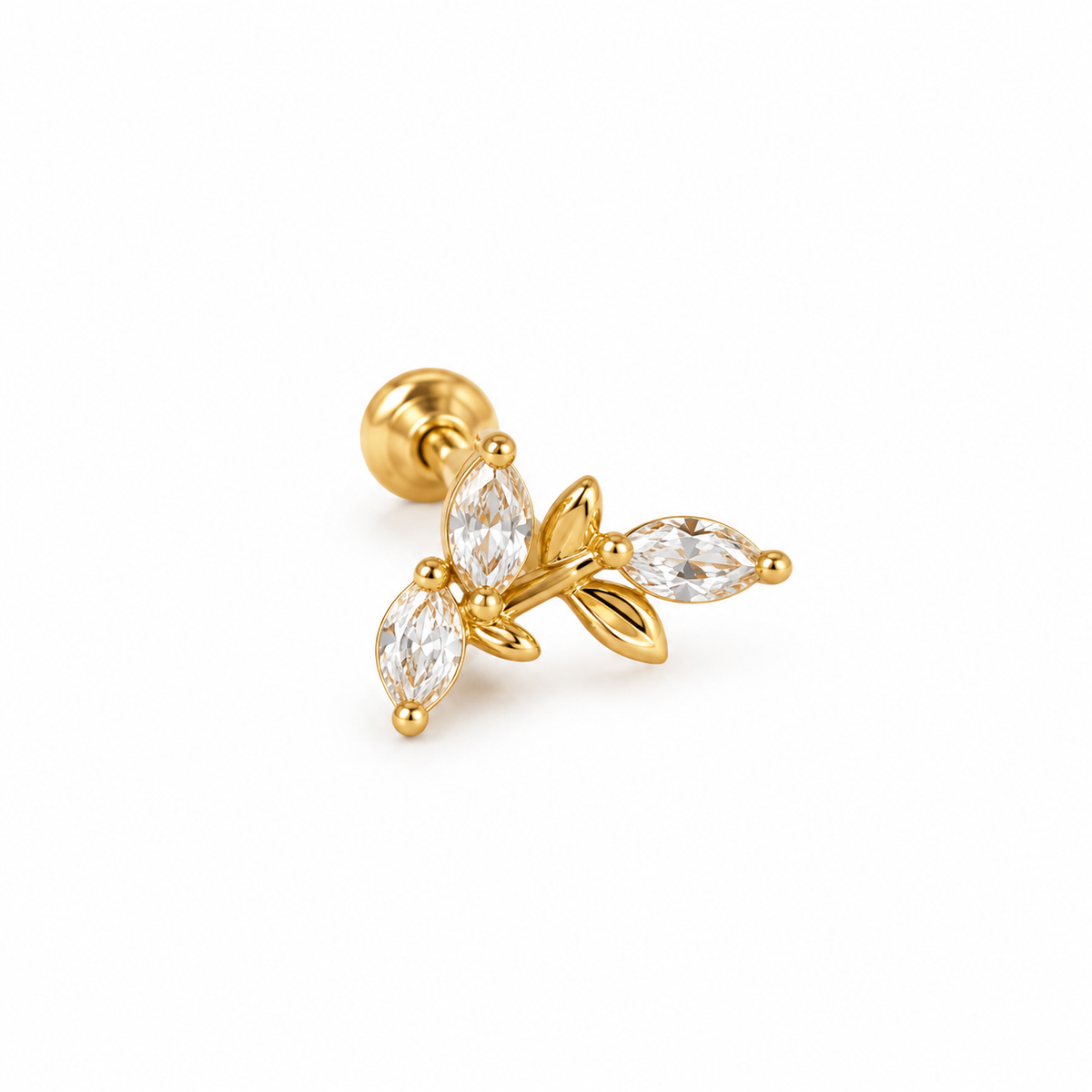 Noémie Flat Back Ear Pierce