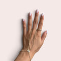 Colored charms hand chain